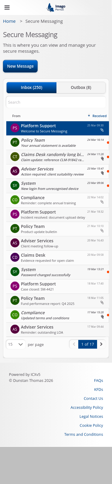 SecureMessaging > 01 Main view
